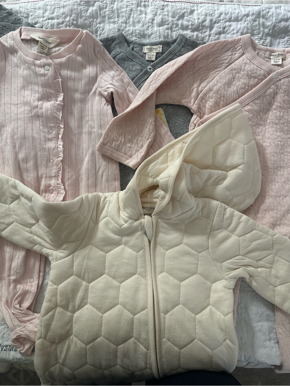 Burt’s Bees Baby Romper and Footie Bundle